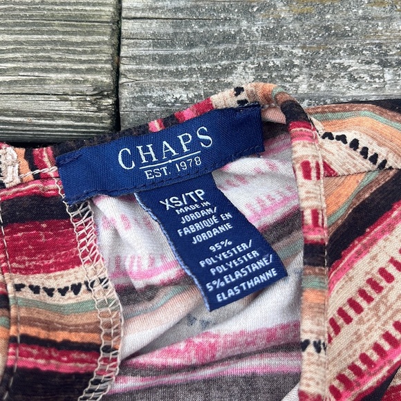 Chaps Striped Tank Top - Picture 3 of 8